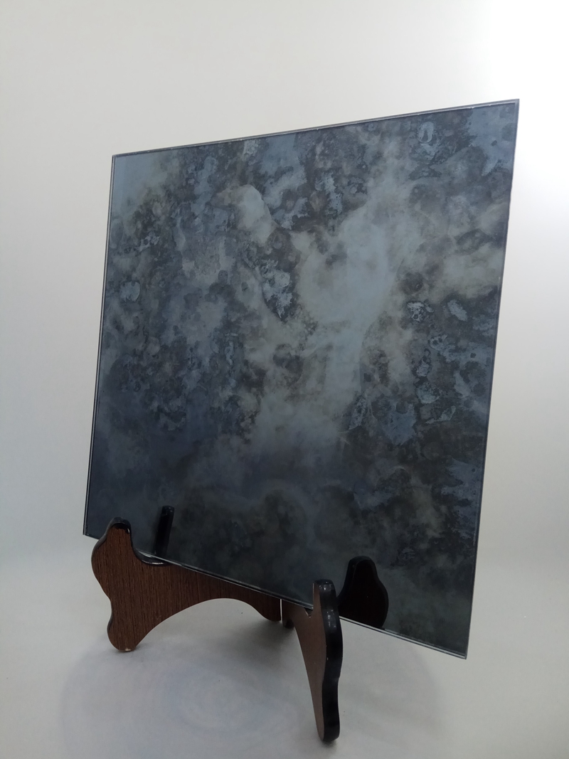 K-2 Blue grey antique mirror