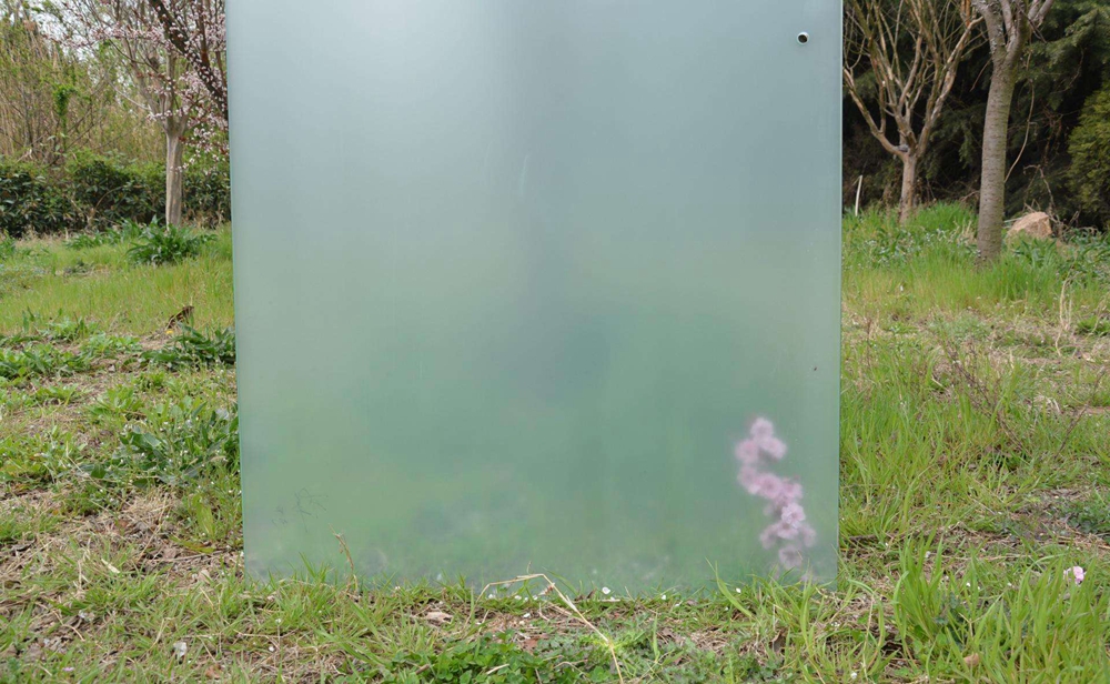 frosted glass