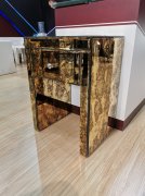 K2-golden antique mirror glass 